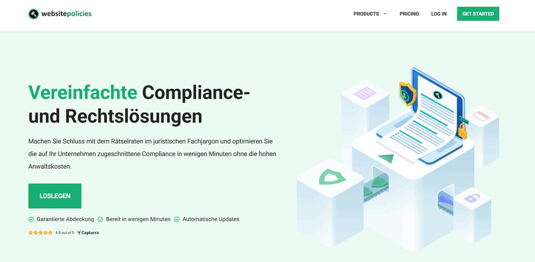 WebsitePolicies: Erstellen Sie rechtliche Dokumente für Ihre Website – Einfach, Schnell & Zuverlässig