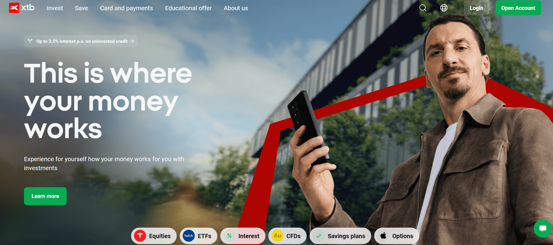 🇵🇱 XTB — XTB (X-Trade Brokers) ist eine polnische Online-Broker, 2002 in Warschau gegründet, an der Warsaw Stock Exchange (WSE: XTB) gelistet, mit über 1,5 Millionen Kunden in 13+ Ländern