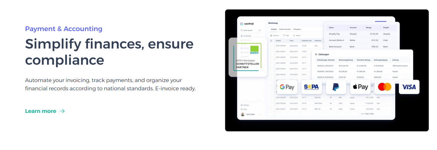 Xentral Finanzen Manager
