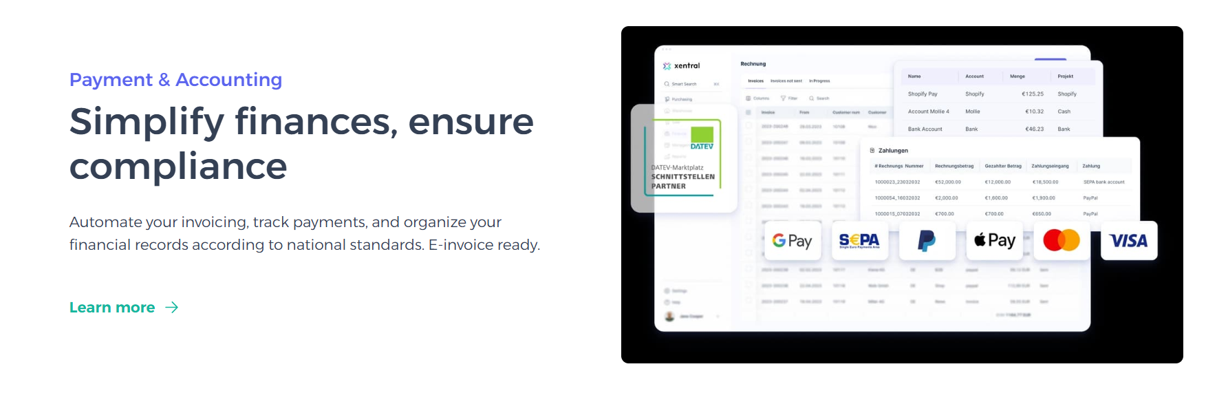 Xentral Finanzen Manager