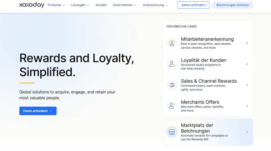 Xoxoday: Die globale Plattform für Rewards, Incentives und Engagement