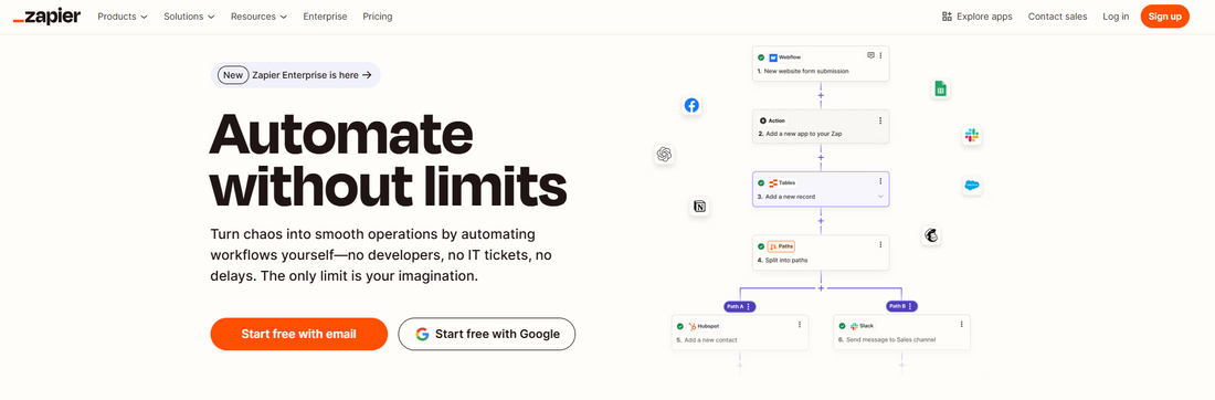 Zapier: Automatisieren Sie Ihre Workflows – Verbinden Sie Ihre Apps ohne Code
