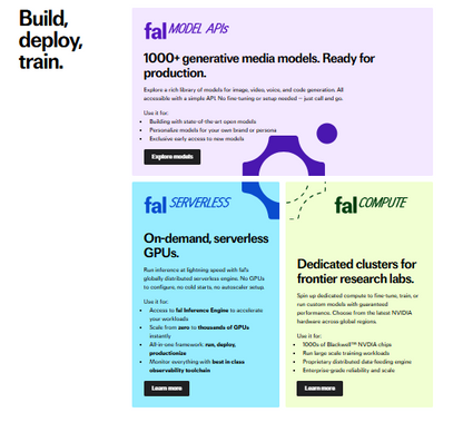 ⚡ fal.ai — Schnellste KI-Inference für Bild, Video, 3D und Audio