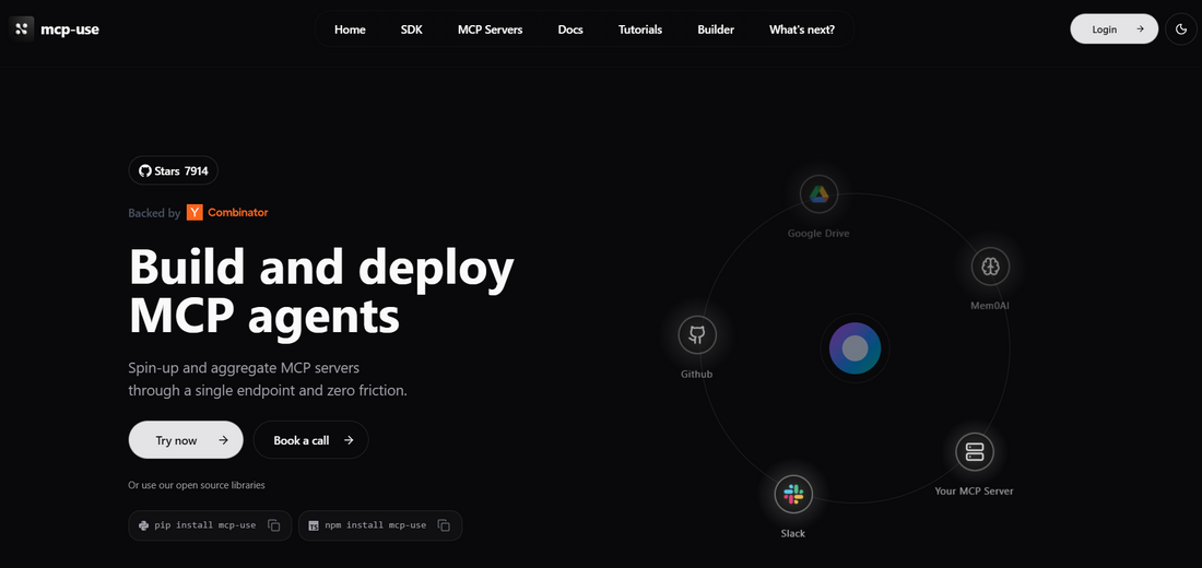 mcp-use – Zentrale Plattform für MCP-Agenten, Serversteuerung und KI-Erweiterung 🚀