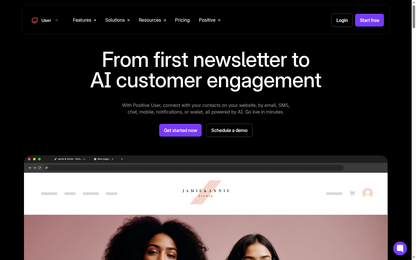 🌐 User.com – Erster Hero-Container der Hauptseite (Above-the-Fold)