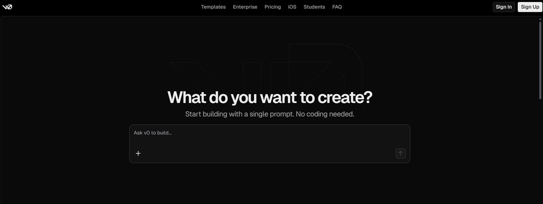v0.app – Intelligentes KI-Tool für App-Erstellung ohne Code 🌎
